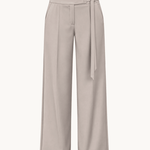 Svea Low Waist Bukser med Spænde - Taupe - ByStenholt.dk