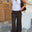 Svea Low Waist Bukser - Mørkebrun - ByStenholt.dk