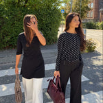 Svea Low Waist Bukser - Sort - ByStenholt.dk