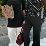 Svea Low Waist Bukser - Sort - ByStenholt.dk
