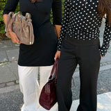 Svea Low Waist Bukser - Sort - ByStenholt.dk