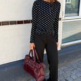 Svea Low Waist Bukser - Sort - ByStenholt.dk