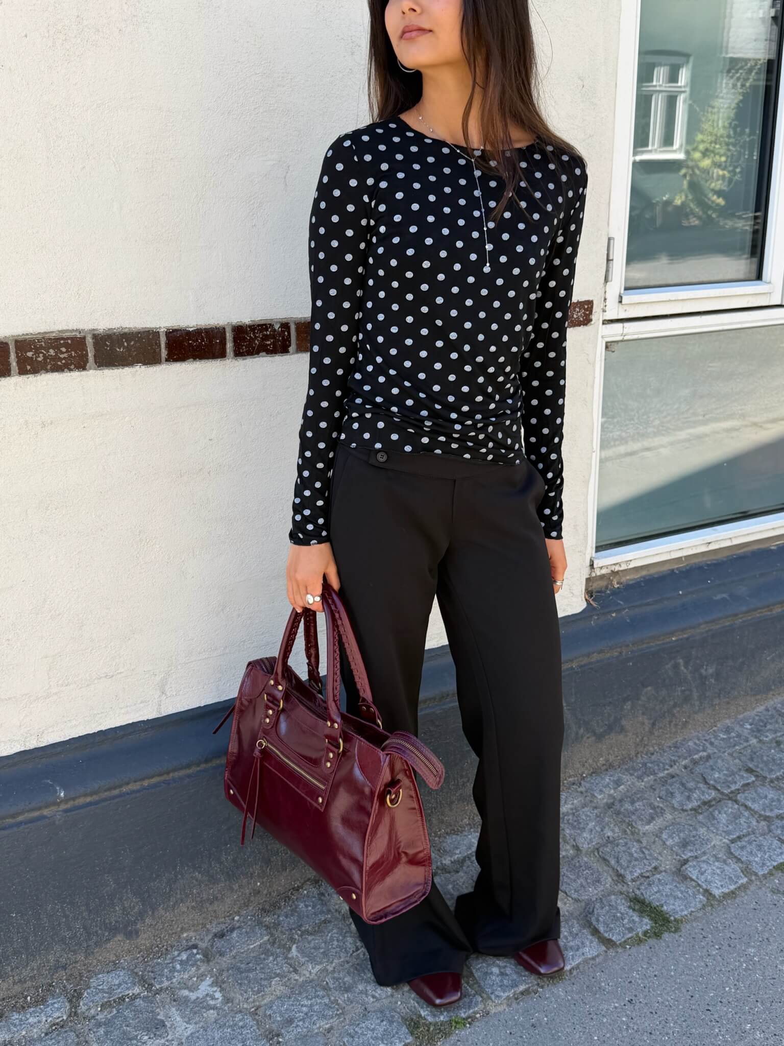 Svea Low Waist Bukser - Sort - ByStenholt.dk