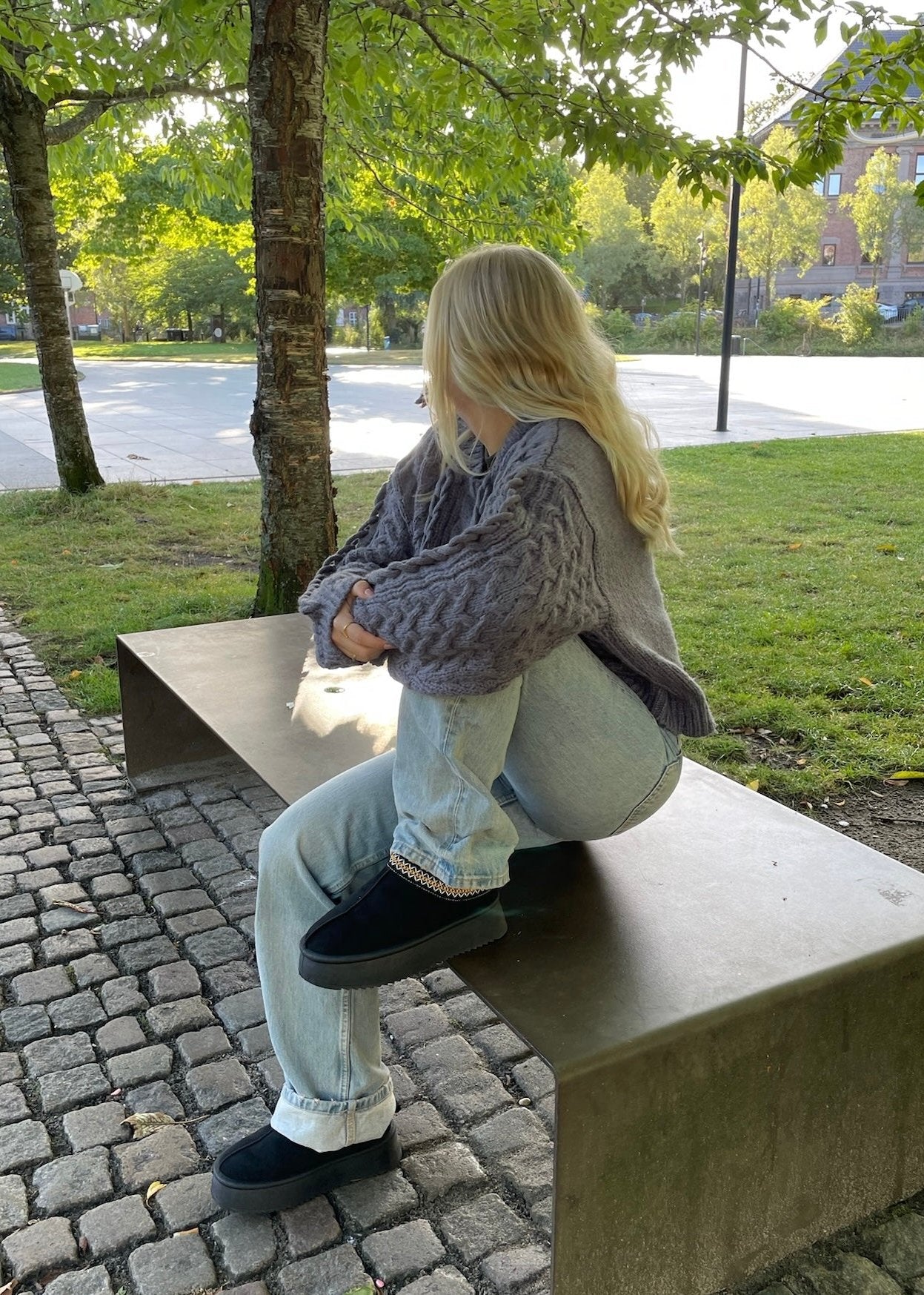 Tabita Bamsestøvler Plateau - Sort - ByStenholt.dk