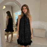 Thea Paillet Kjole - Sort - ByStenholt.dk