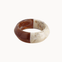 Tofarvet Chunky Bangle - Brun - ByStenholt.dk