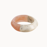 Tofarvet Chunky Bangle - Lyserød - ByStenholt.dk