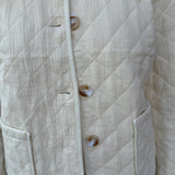 Vatteret Jakke - Creme