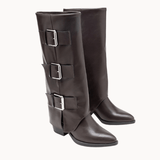 Vega Spænde Støvler - Mørkebrun