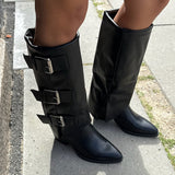 Vega Spænde Støvler - Sort