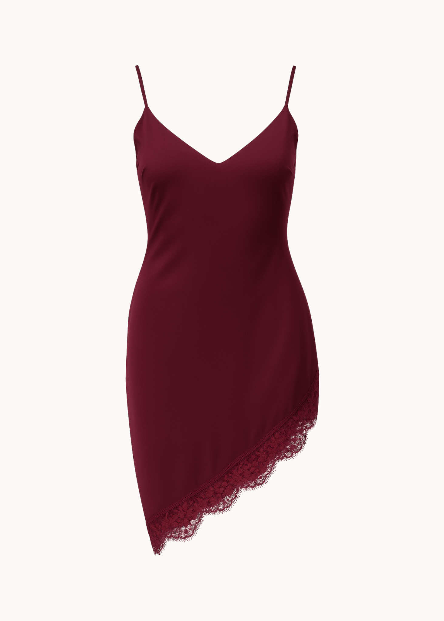 Velu Satin Kjole - Bordeaux - ByStenholt.dk