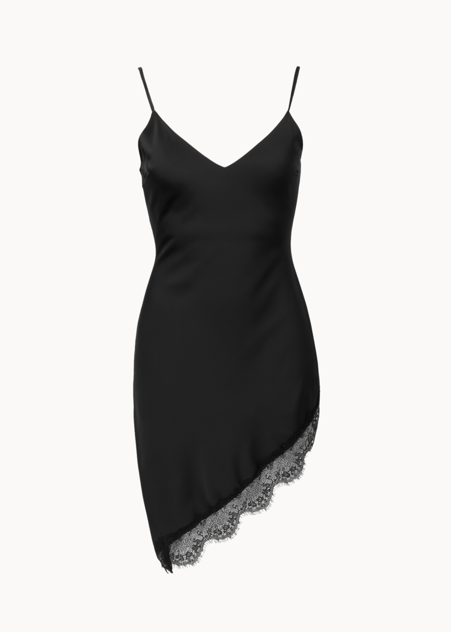 Velu Satin Kjole - Sort - ByStenholt.dk