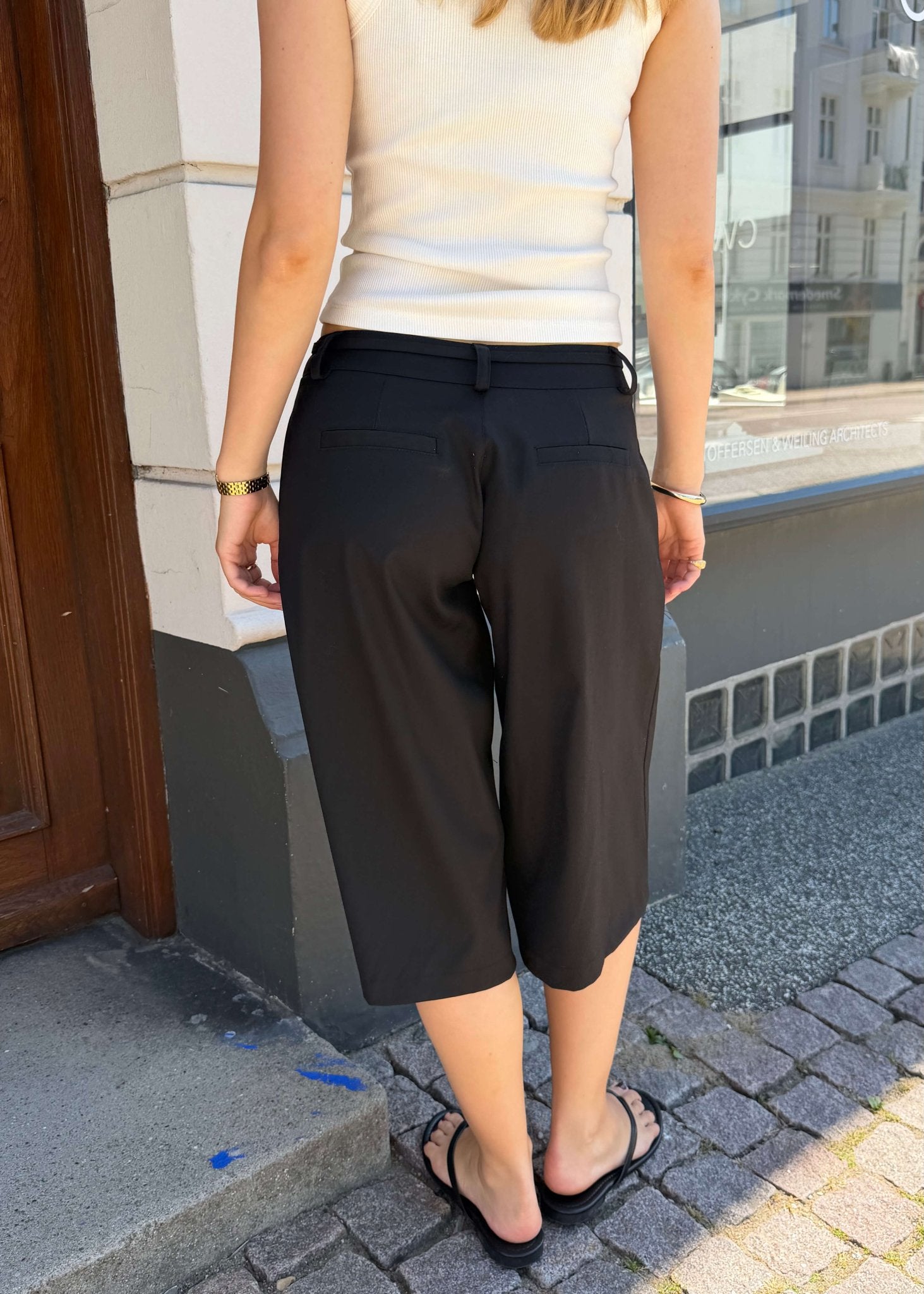Vide Bermuda Shorts (lang) - Sort - ByStenholt.dk