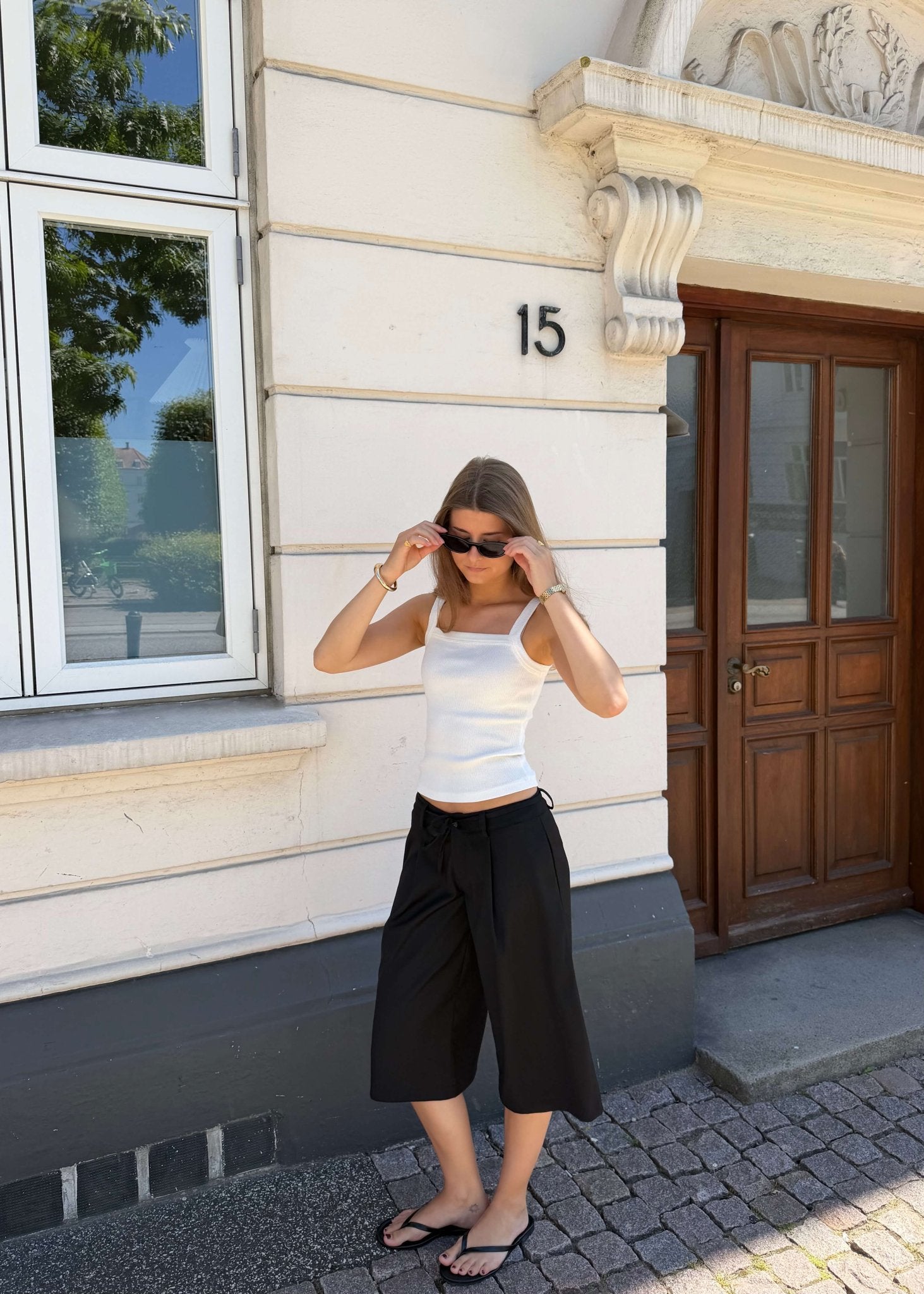 Vide Bermuda Shorts (lang) - Sort - ByStenholt.dk