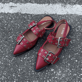 Zara Slingbacks - Rød - ByStenholt.dk