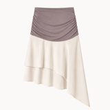 Zenia Top + Aia Nederdel Sæt - Taupe/Creme - ByStenholt.dk